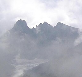 Hoge toppen van het bergmassief Belledone