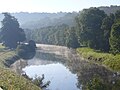 L'Aulne canalisée près de Châteauneuf-du-Faou 1 (canal de Nantes à Brest).