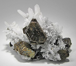 <span class="mw-page-title-main">Pyrrhotite</span> Magnetic iron sulfide mineral