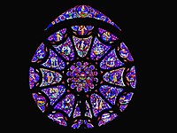 West rose window of Reims Cathedral (13th century)