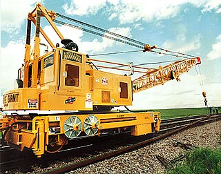 <span class="mw-page-title-main">Crane (rail)</span> Type of crane used on a railroad