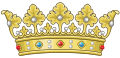 Coronet of Dukes on helm and shield.