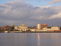 Skyline of Vancouver, a suburb in the Portland metropolitan area and Washington's fourth most populous city