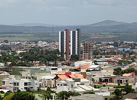 Vista aérea da cidade