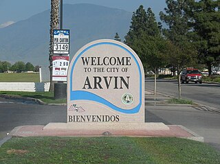 <span class="mw-page-title-main">Arvin, California</span> City in California, United States