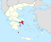 Položaj Periferije Atika u Grčkoj