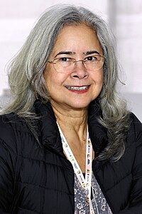 Santiago at the 2023 Texas Book Festival.