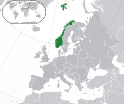 Norvegijan Kunigahuz Kongeriket Norge (bukmol) Kongeriket Noreg (nünošk)