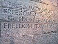Franklin Delano Roosevelt Memorial (États-Unis).