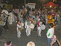 Dunmore School kids in Junkanoo 2008, Harbour Island, looking east