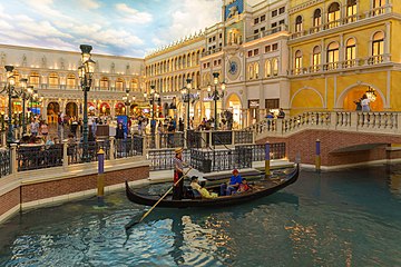 Another view of St. Mark's Square, including its indoor canal
