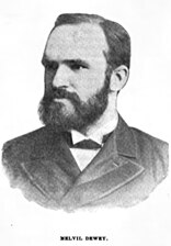 Abbildung von Melvil Devey aus 1891