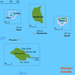 <span class="mw-page-title-main">History of the Pitcairn Islands</span> Chronology of the Pitcairn Islands