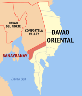 Banaybanay Municipality in Davao Region, Philippines