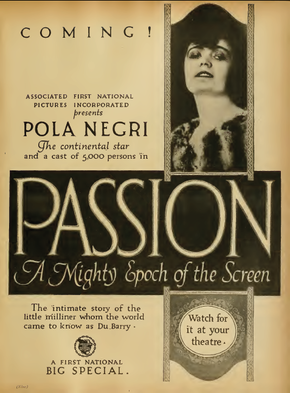 Description de l'image Pola Negri Passion Motion Picture Classic 1920.png.