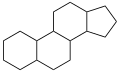 de: Struktur von Steran; en: Structure of sterane