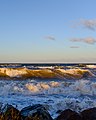 Sturmflut im Januar 2019 am Hohenfelder Strand