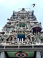 Shri Sundararaja Perumal Temple Tower, Agaram, Perambur, Chennai, Tamil Nadu. India.