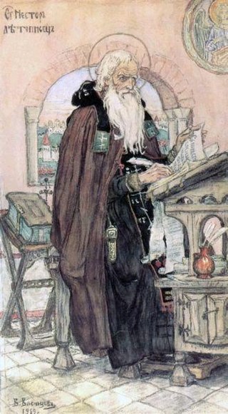 <span class="mw-page-title-main">Nestor the Chronicler</span> Monk and chronicler of Kievan Rus