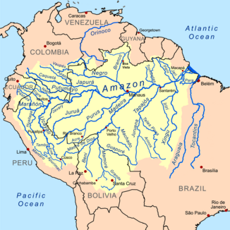 Da Amazonas und sei Eizugsgebiet