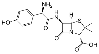 <span class="mw-page-title-main">Amoxicillin</span> Beta-lactam antibiotic