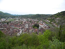 A general view of Baume-les-Dames