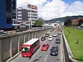 Avenida NQS a la altura de la carrera 15.