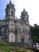 Santuario de Bom Jesus do Monte en Braga.