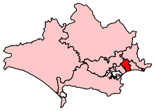 <span class="mw-page-title-main">Bournemouth West (UK Parliament constituency)</span> UK Parliament constituency in England since 1950