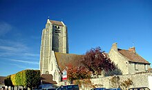 Ang Simbahan sa Saint-Léonard, sa Les Granges-le-roi