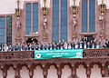 Image 4Reception of Germany women's national football team, after winning the 2009 UEFA Women's Championship, on the balcony of Frankfurt's city hall "Römer" (from UEFA Women's Championship)