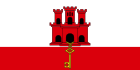 The flag of Gibraltar