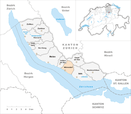 Männedorf – Mappa