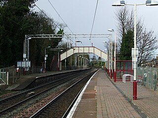 Langbank railway station Railway station in Renfrewshire, Scotland