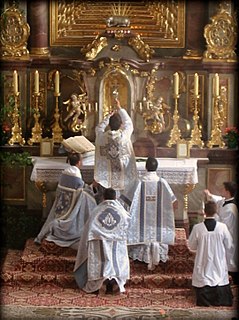 <span class="mw-page-title-main">Tridentine Mass</span> Type of mass in the Roman Catholic Church