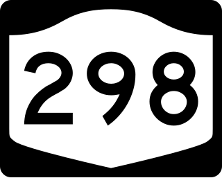 <span class="mw-page-title-main">New York State Route 298</span> State highway in Onondaga County, New York, US