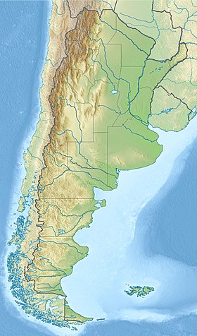 Glaciar de los Polacos ubicada en Argentina