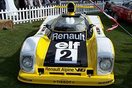 L’Alpine A442B exposée lors de la 4e édition du Le Mans Classic en juillet 2008.