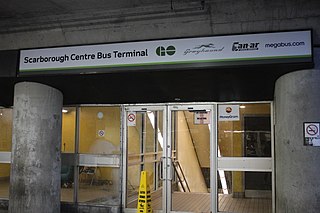 <span class="mw-page-title-main">Scarborough Centre Bus Terminal</span> Bus station in Toronto, Ontario, Canada