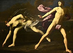 Atalante et Hippomène, Guido Reni, vers 1619.