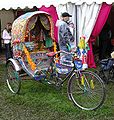 Ur rickshaw e-giz Bangladesh, luc'hskeudennet e Stockholm.