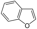 de: Struktur von Benzofuran; en: Structure of benzofuran