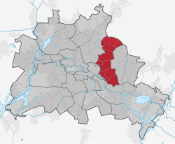 Distretto di Lichtenberg - Localizzazione