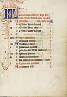 Januari in het Bout Psalter-getijdenboek