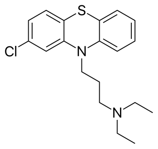 <span class="mw-page-title-main">Chlorproethazine</span> Chemical compound