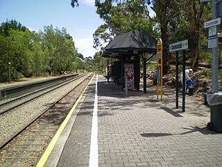 <span class="mw-page-title-main">Coromandel railway station</span> Railway station in Adelaide, South Australia