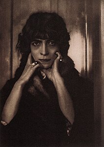 Marchesa Casati, by Adolf de Meyer. Camera Work No 40, 1912