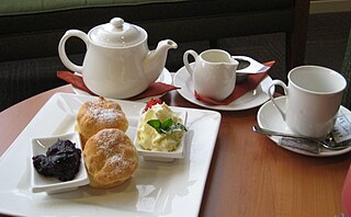 <span class="mw-page-title-main">Cream tea</span> English afternoon snack