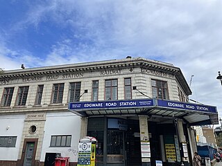 <span class="mw-page-title-main">Edgware Road tube station (Circle, District and Hammersmith & City lines)</span> London Underground station on the Circle, District and Hammersmith & City lines