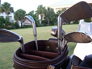 <span class="mw-page-title-main">Iron (golf)</span> Type of golf club